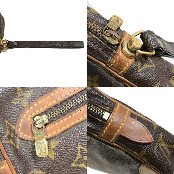 LOUIS VUITTON Marly Dragonne GM Clutch Hand Bag Monogram Brown - Picture 8 of 14